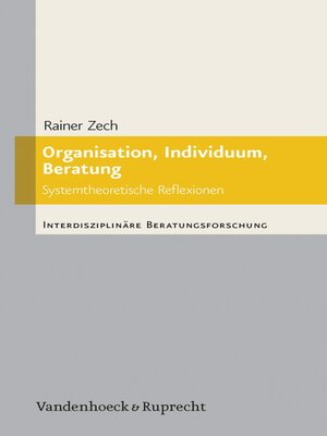 cover image of Organisation, Individuum, Beratung